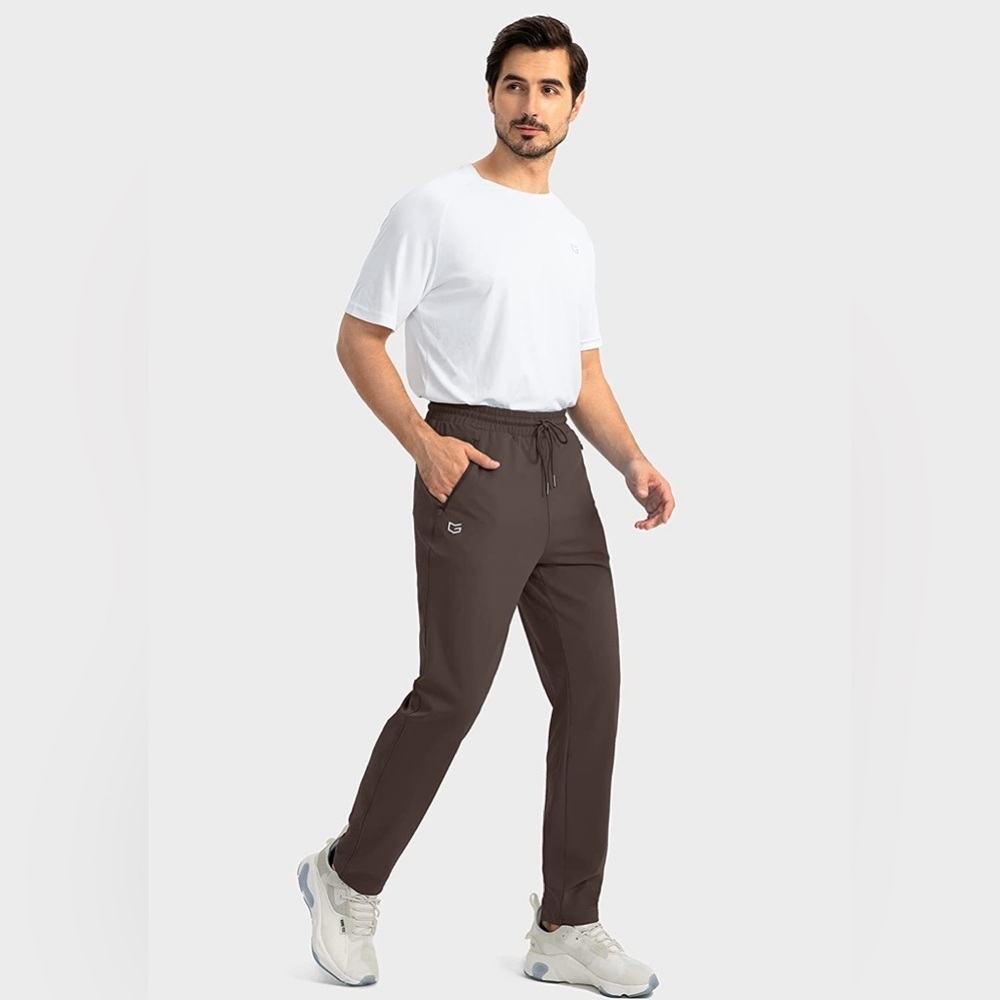 NWOT G Gradual Men's Joggers with Zipper Pockets Sz L - Picture 2 of 3